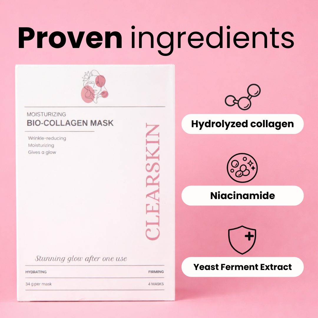 Diep hydraterend bio collageenmasker