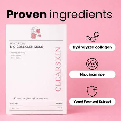 Diep hydraterend bio collageenmasker