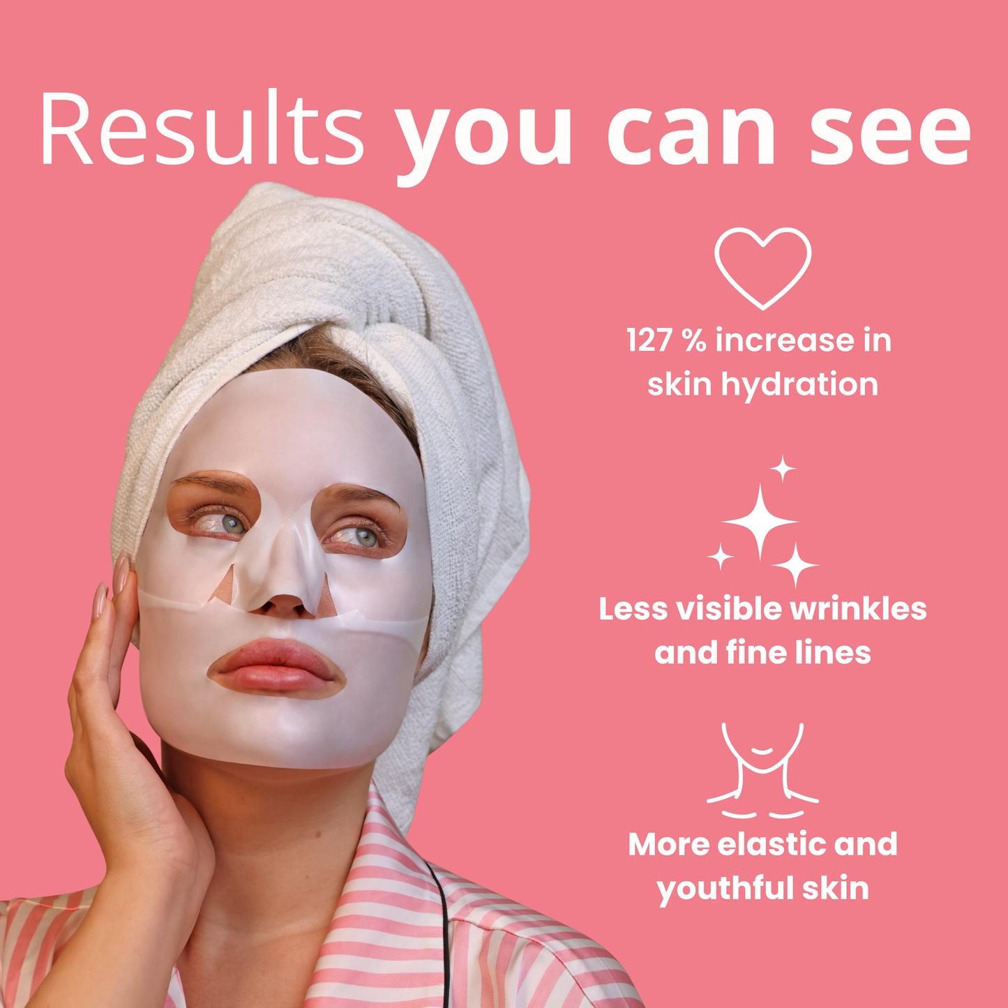 Diep hydraterend bio collageenmasker