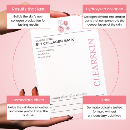 Diep hydraterend bio collageenmasker