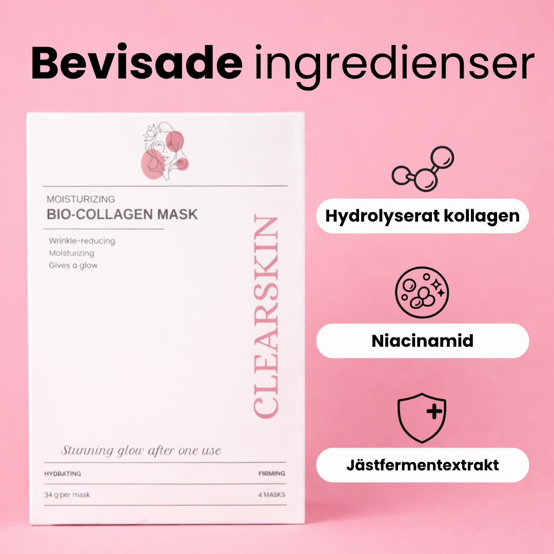 Diep hydraterend bio collageenmasker